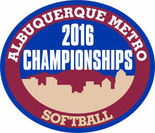 Load image into Gallery viewer, ABQ Metro Softball Championship Patches
