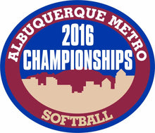 Load image into Gallery viewer, ABQ Metro Softball Championship Patches