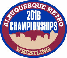 Load image into Gallery viewer, ABQ Metro Wrestling Championship Patches