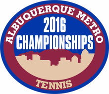 Load image into Gallery viewer, ABQ Metro Tennis Championship Patches

