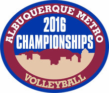 Load image into Gallery viewer, ABQ Metro Volleyball Championship Patches