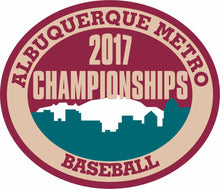 Load image into Gallery viewer, ABQ Metro Baseball Championship Patches
