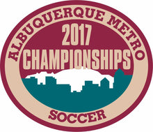 Load image into Gallery viewer, ABQ Metro Soccer Championship Patches