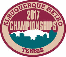 Load image into Gallery viewer, ABQ Metro Tennis Championship Patches