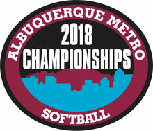Load image into Gallery viewer, ABQ Metro Softball Championship Patches