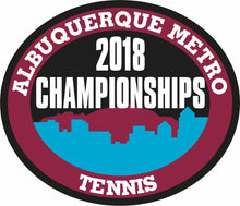 Load image into Gallery viewer, ABQ Metro Tennis Championship Patches