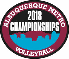 Load image into Gallery viewer, ABQ Metro Volleyball Championship Patches