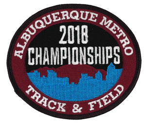 ABQ Metro Track and Field Championship Patches