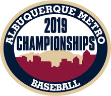 Load image into Gallery viewer, ABQ Metro Baseball Championship Patches