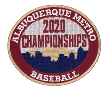 Load image into Gallery viewer, ABQ Metro Baseball Championship Patches