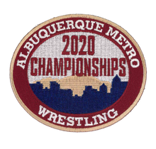 Load image into Gallery viewer, ABQ Metro Wrestling Championship Patches