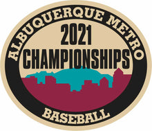 Load image into Gallery viewer, ABQ Metro Baseball Championship Patches
