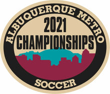 Load image into Gallery viewer, ABQ Metro Soccer Championship Patches