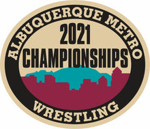 Load image into Gallery viewer, ABQ Metro Wrestling Championship Patches
