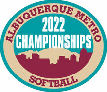 Load image into Gallery viewer, ABQ Metro Softball Championship Patches