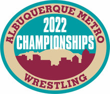 Load image into Gallery viewer, ABQ Metro Wrestling Championship Patches