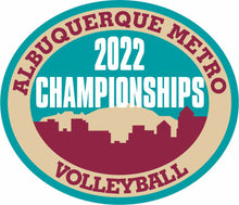 Load image into Gallery viewer, ABQ Metro Volleyball Championship Patches