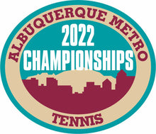 Load image into Gallery viewer, ABQ Metro Tennis Championship Patches