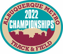 Load image into Gallery viewer, ABQ Metro Track and Field Championship Patches