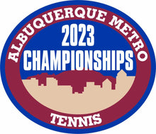 Load image into Gallery viewer, ABQ Metro Tennis Championship Patches
