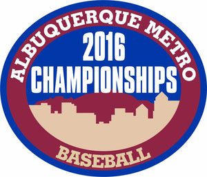 ABQ Metro Baseball Championship Patches