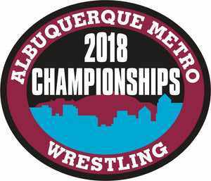 ABQ Metro Wrestling Championship Patches