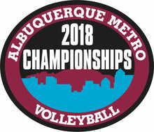 Load image into Gallery viewer, ABQ Metro Volleyball Championship Patches
