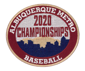 ABQ Metro Baseball Championship Patches