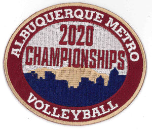 ABQ Metro Volleyball Championship Patches