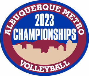 ABQ Metro Volleyball Championship Patches