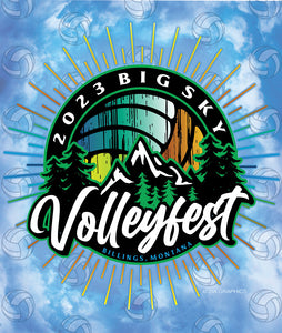 Big Sky Volleyball 2023 Event Blanket