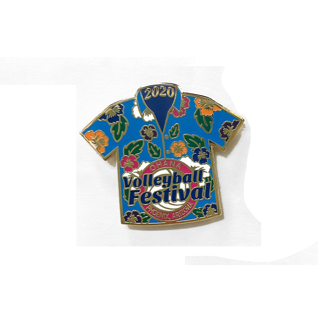 Volleyball 2020 Festival Pin
