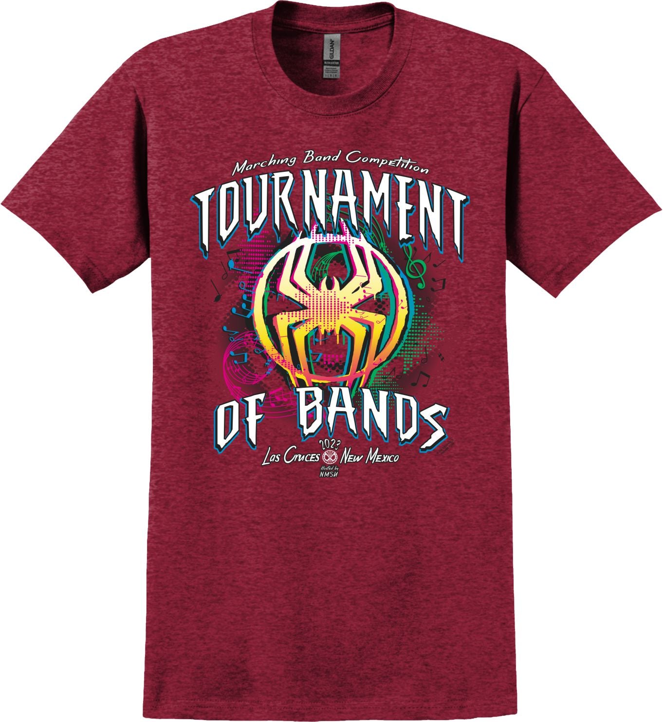 Tournament of Bands 2023 Antique Cherry Red Tee