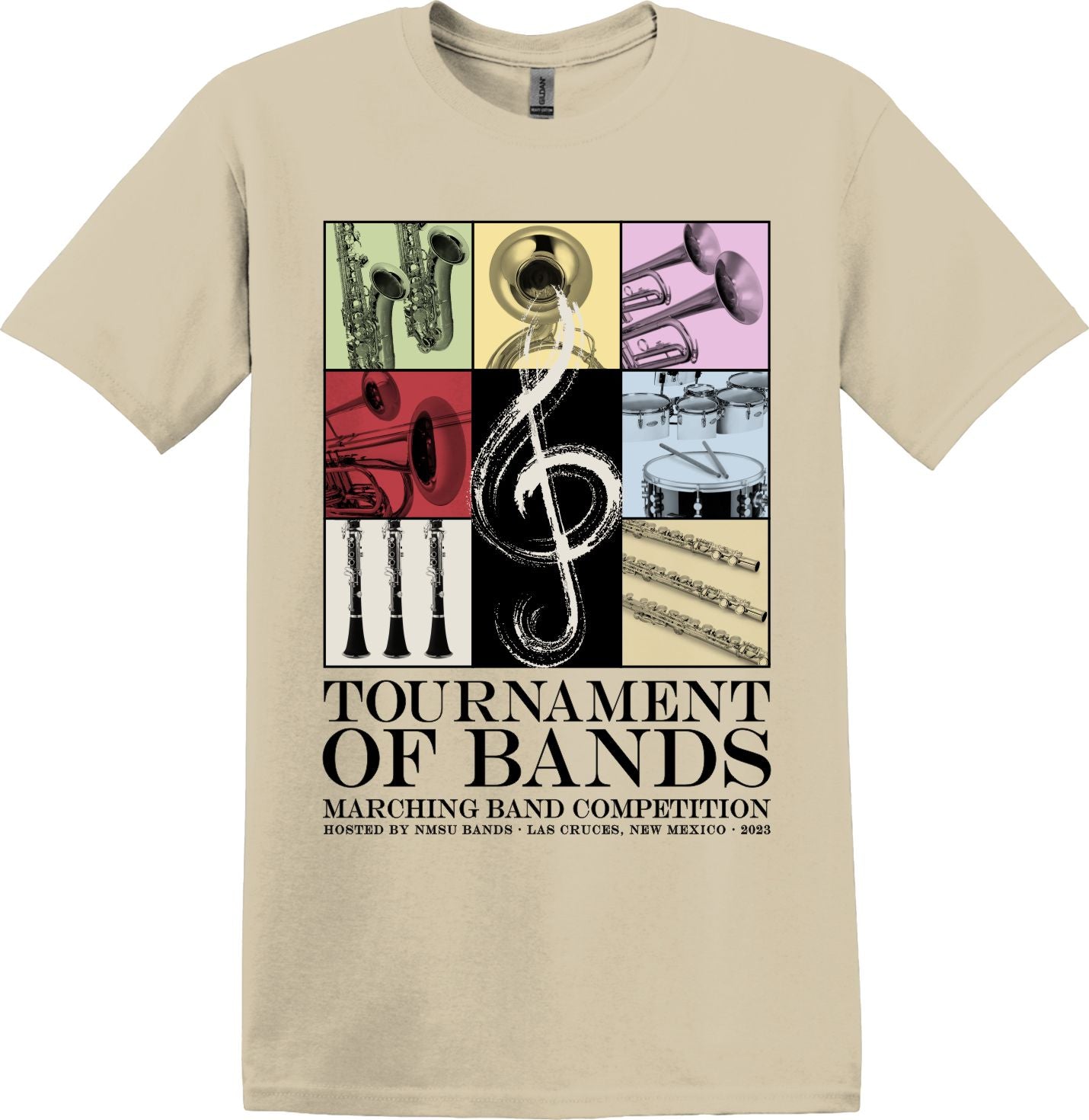 Tournament of Bands 2023 Sand Tee