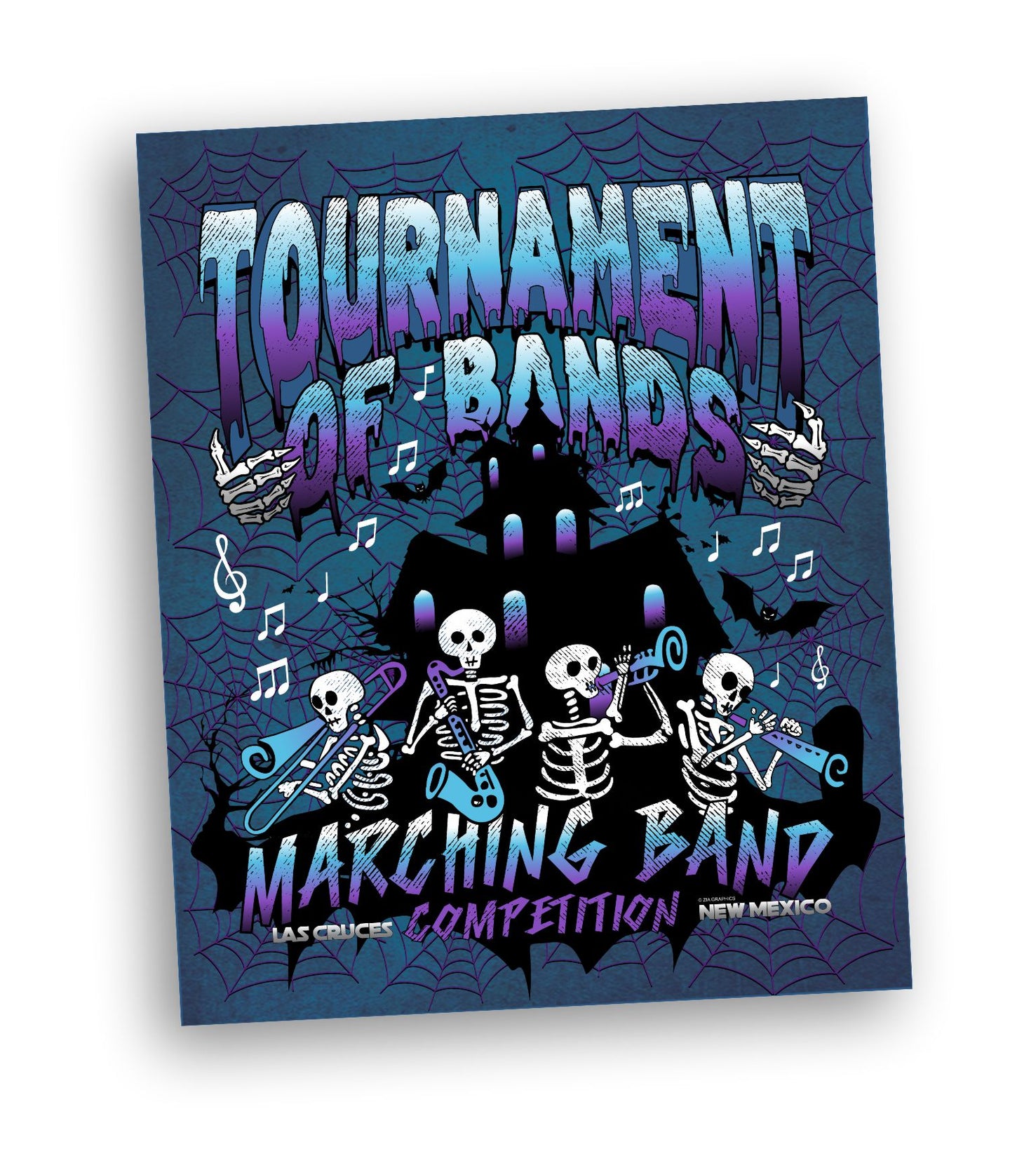 2023 Tournament of Bands event blanket.