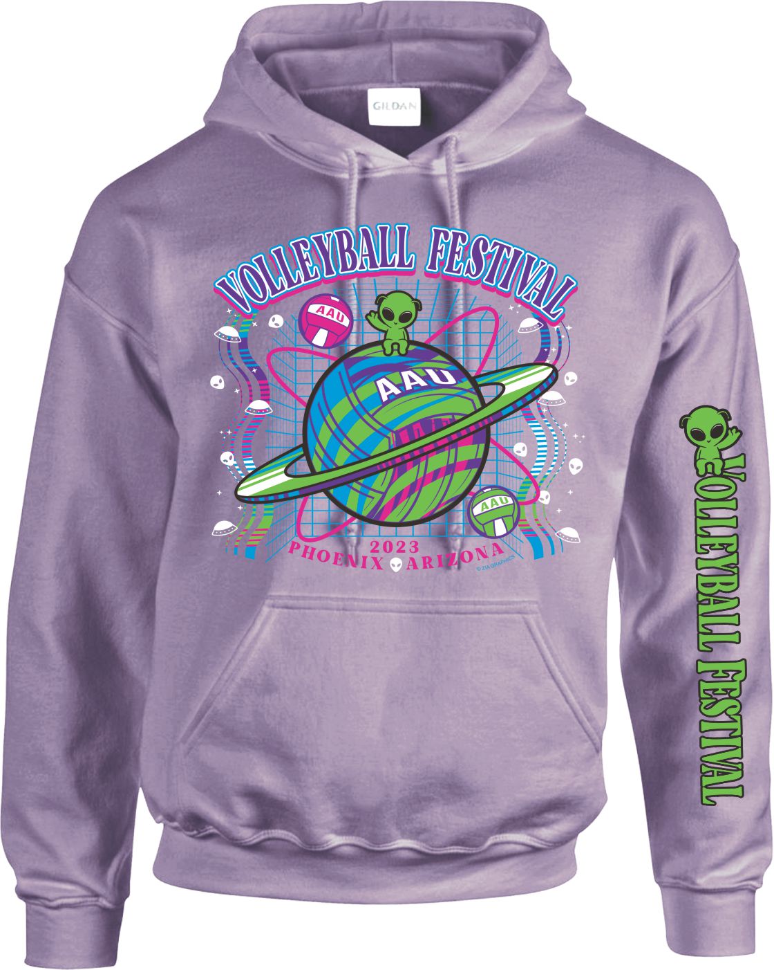 2023 Volleyball Orchid Hoodie
