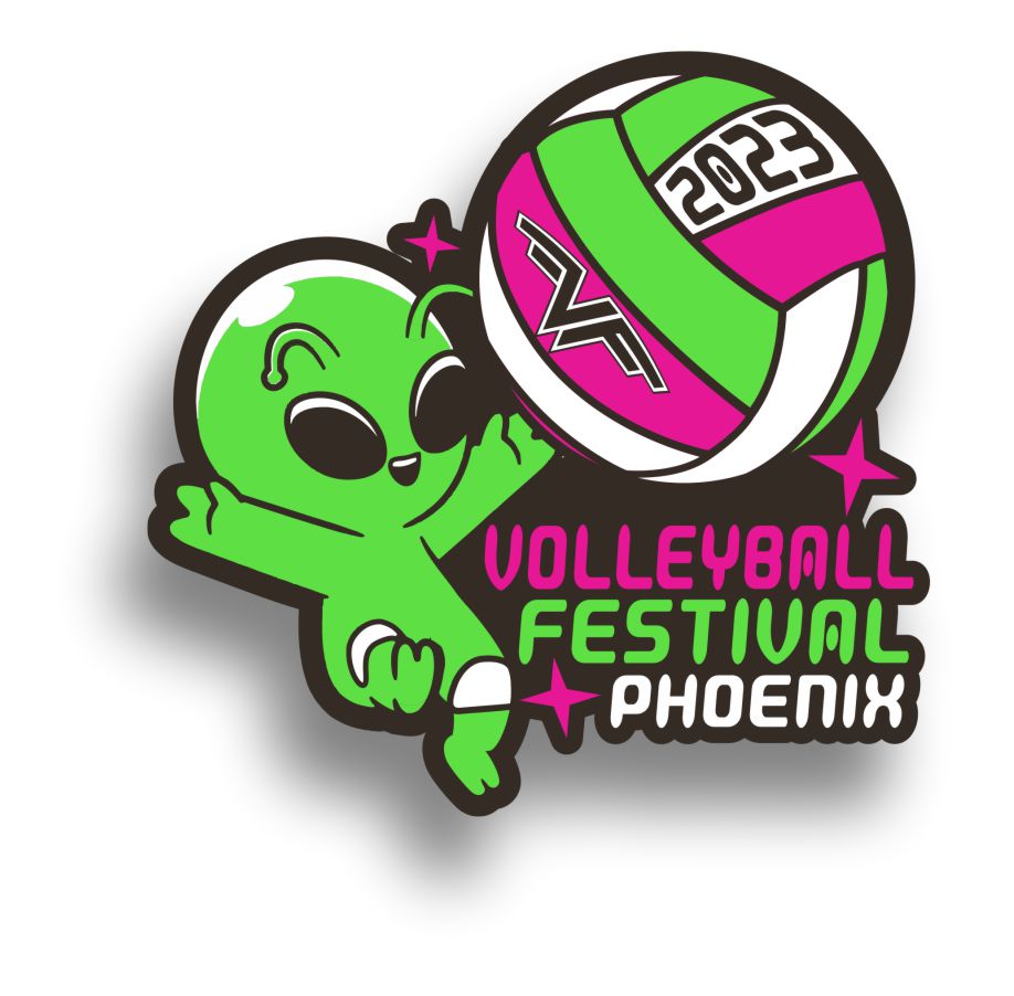 2023 Volleyball Festival Pin