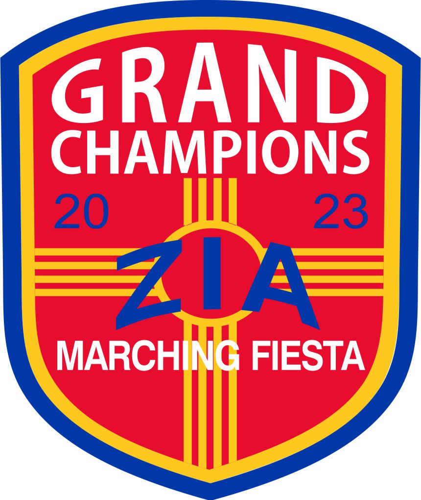 2023 Zia Marching Band Grand Champion Patch Zia Events