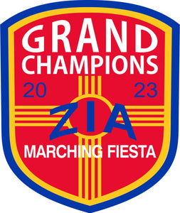2023 Zia Marching Band Grand Champion Patch