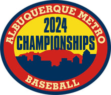 Load image into Gallery viewer, ABQ Metro Baseball Championship Patches
