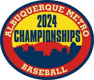 ABQ Metro Baseball Championship Patches