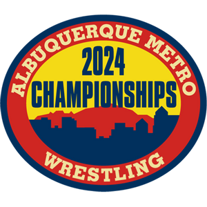 ABQ Metro Wrestling Championship Patches