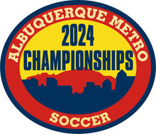 Load image into Gallery viewer, ABQ Metro Soccer Championship Patches
