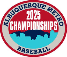 Load image into Gallery viewer, ABQ Metro Baseball Championship Patches
