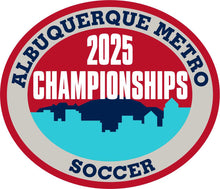 Load image into Gallery viewer, ABQ Metro Soccer Championship Patches
