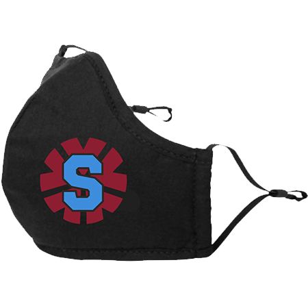 Black Adjustable Mask with Sandia Prep Logo