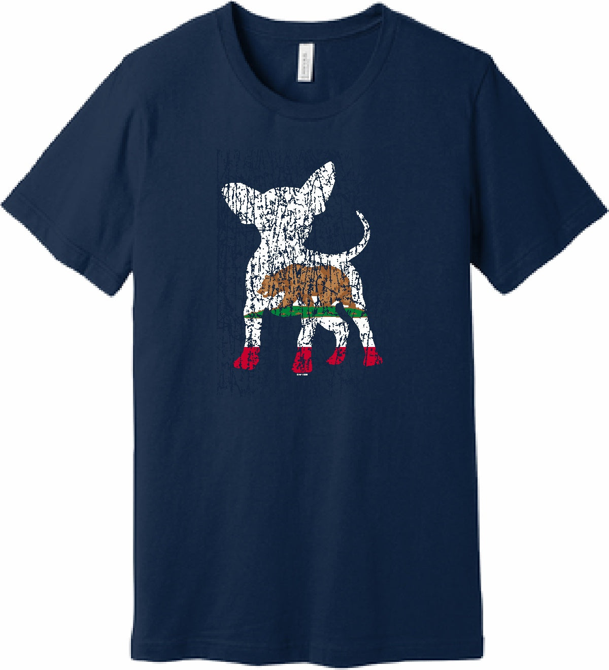 California Flag Chihuahua T-Shirt