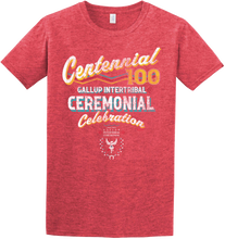 Load image into Gallery viewer, 2022 Heathered Red Intertribal Ceremonial Event Tee
