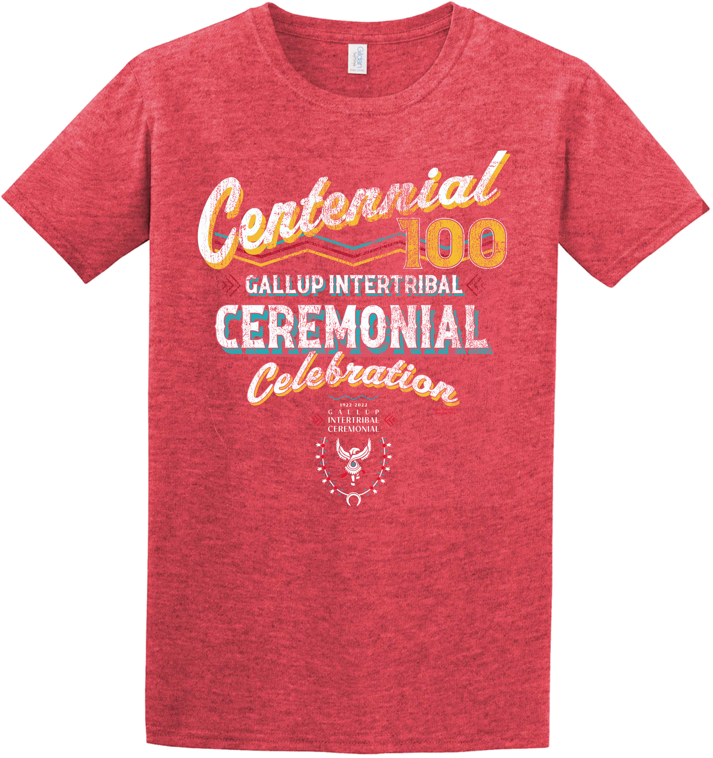 2022 Heathered Red Intertribal Ceremonial Event Tee