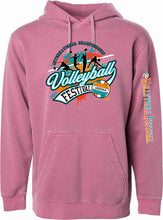 Load image into Gallery viewer, Volleyball Festival Hoodie in Rosewood
